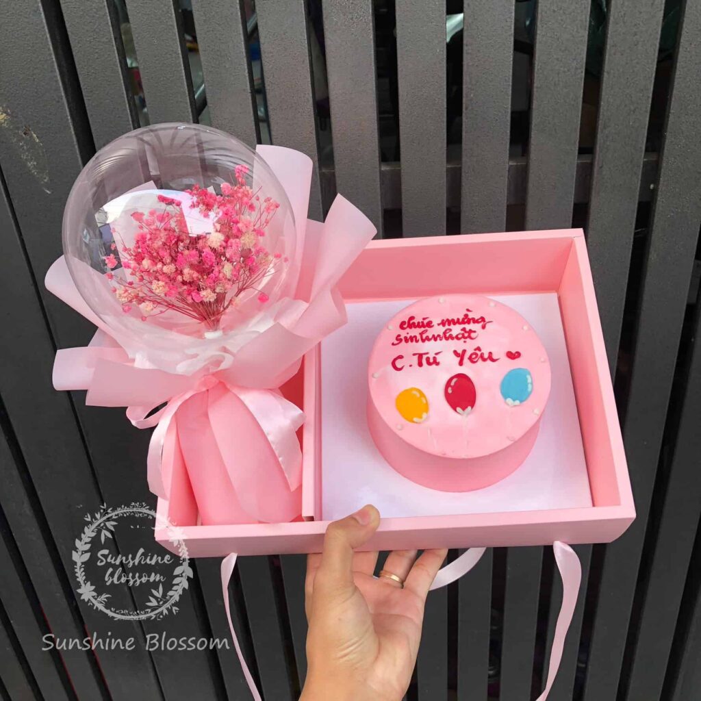 Combo-banh-kem-hinh-bong-bay-va-bo-bong-hoa-hfc137