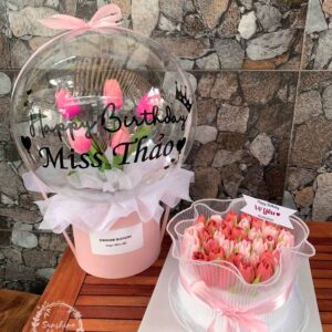 Hoa-banh-kem-tulip-và-hop-bong-hoa-size-trung-hfc153