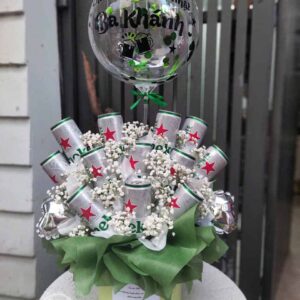 Hop-hoa-12-bia-heineken-silver-mix-hoa-baby-mau-xanh-la-htu043